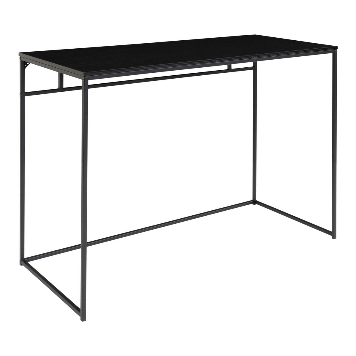 Mesa Vita - negra, acero, 100x45x75cm