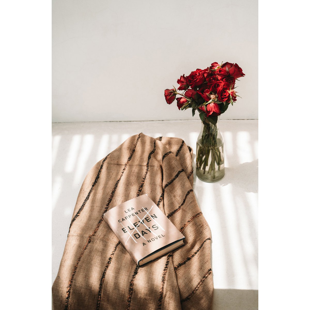 Cotton Throw Blanket - Beige Black Plaid
