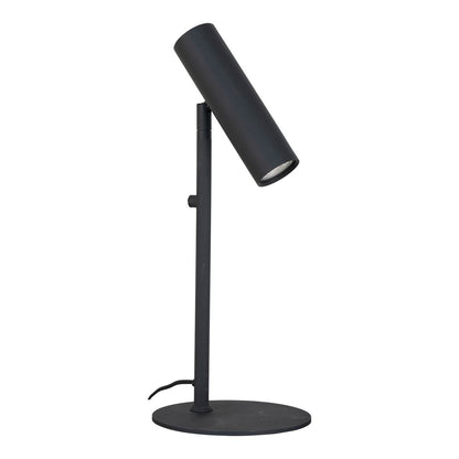 Lampe de table Paris - Noir, Acier, 20 cm