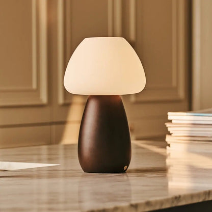 Bear Dark Brown Rechargeable Lamp | Cordless, Dimmable & Up to 100 Hours of Battery Life