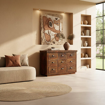 Factory 9-drawer sideboard
