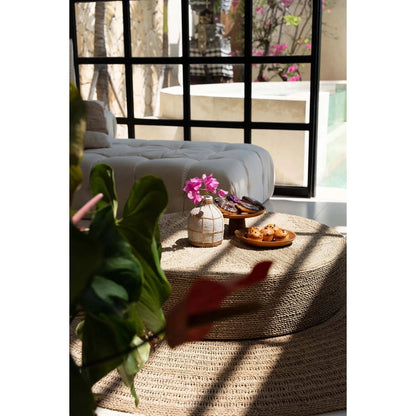 Teak Root Cake Dish - Rustic Wooden Stand