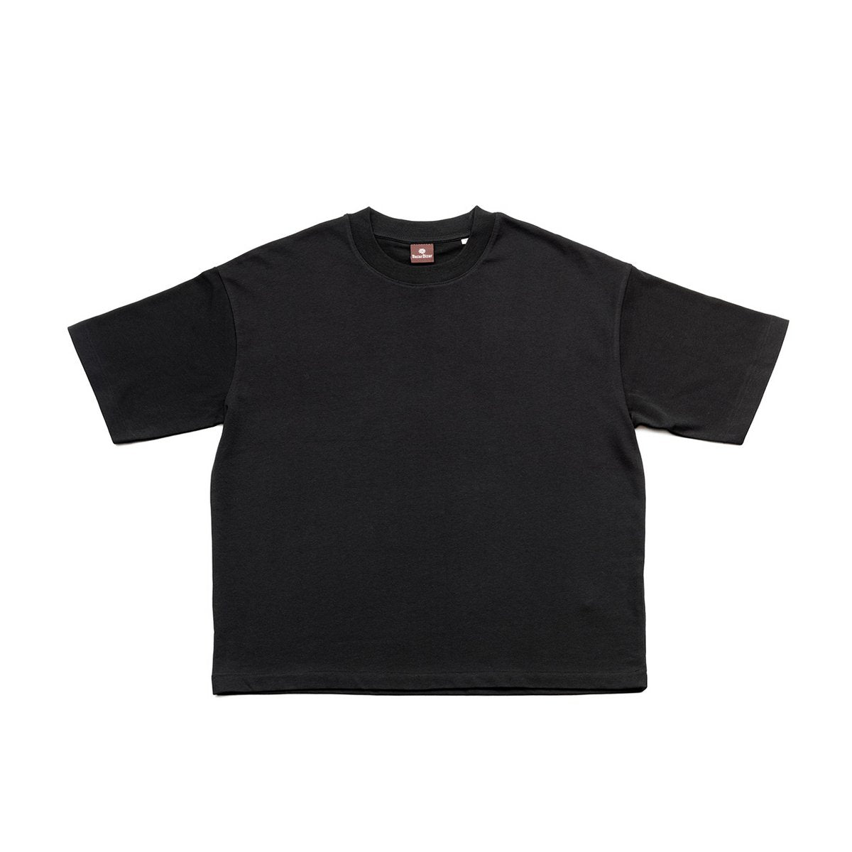 Black Graphic Tee - The Brand T-Shirt - Terracotta Accent - M