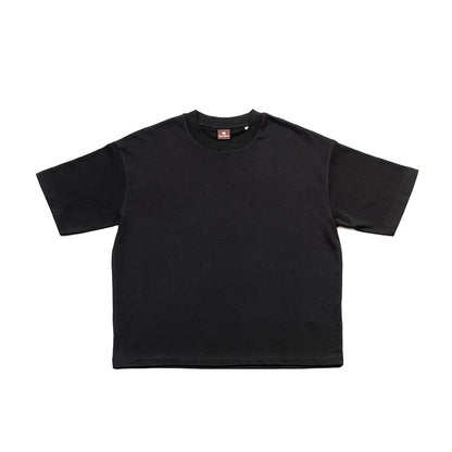 Black Graphic Tee - The Brand T-Shirt - Terracotta Accent - M