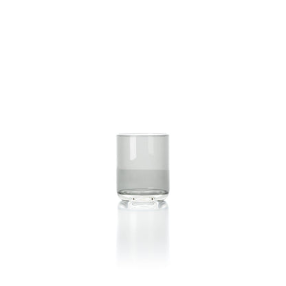 Glass Tumbler Smoky Grey - Modern Drinkware for Water and Cocktails