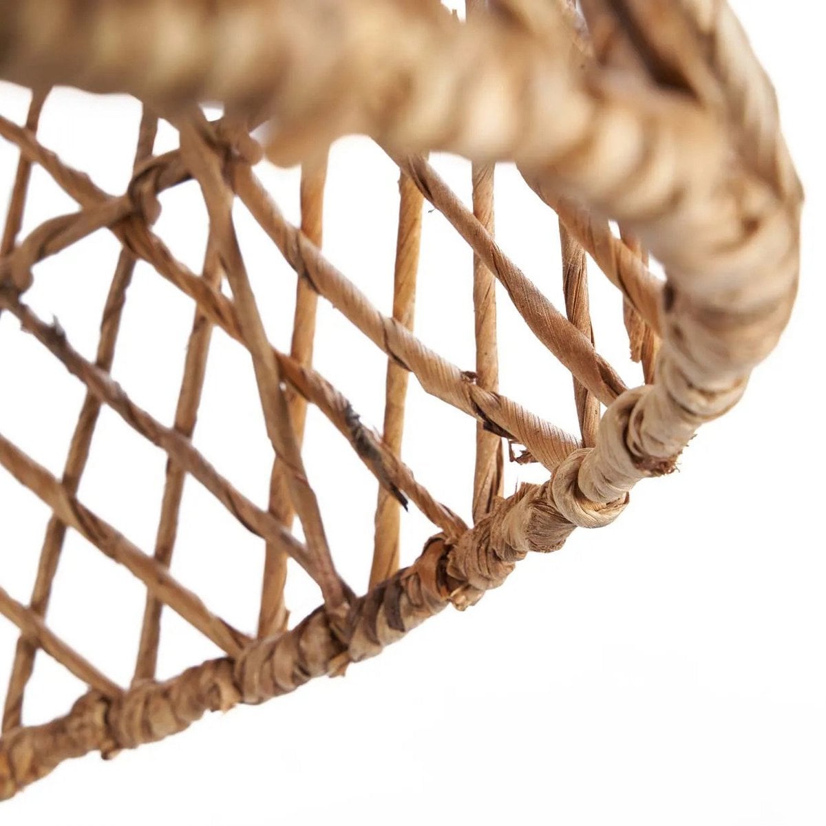 Banana Leaf Pendant Light - Natural Woven Small Hanging Lamp