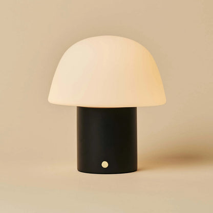 Yannick Black Cordless Table Lamp | Modern, Battery-Powered & Sustainable Design