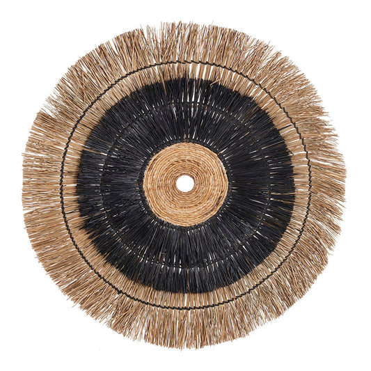 Διακόσμηση Τοίχου με Φύλλα Μπανάνας - Natural Black Amazonia Wall Circle