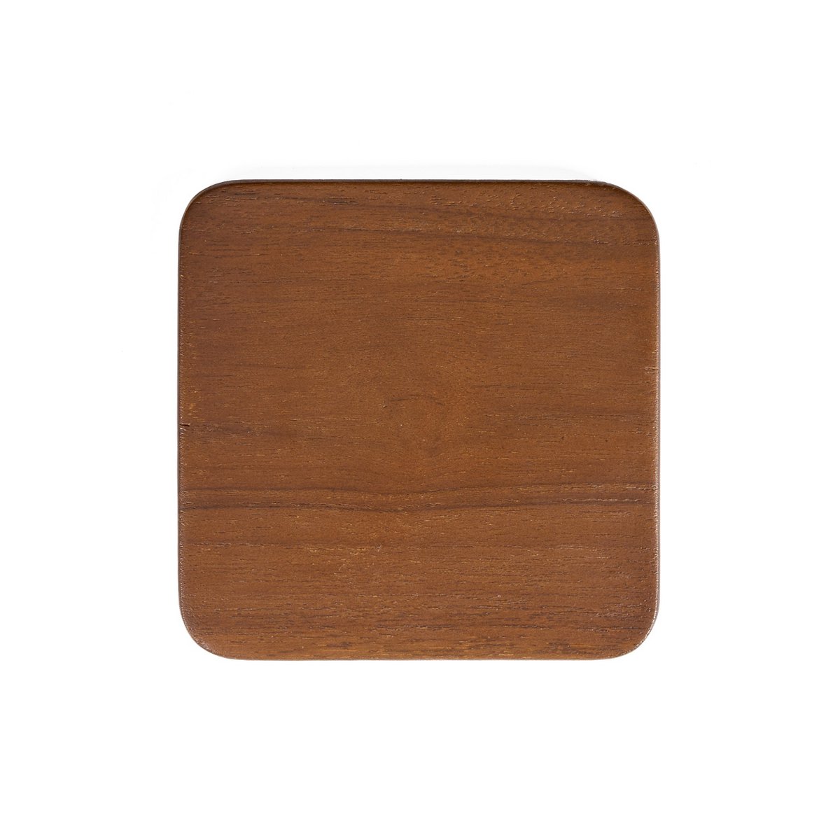 The Material Coaster - Smooth Dark Brown