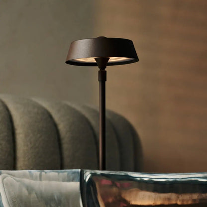 Mocha Brown USB Table Lamp | Dimmable Minimalist Bedside Light