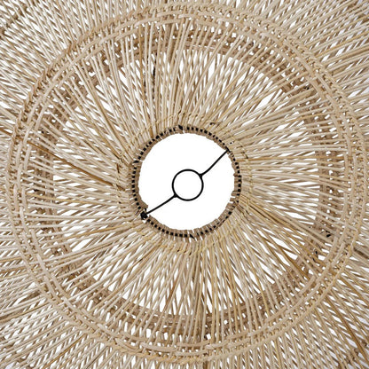 Rattan Pendant Light - Natural Macaron Style, Large