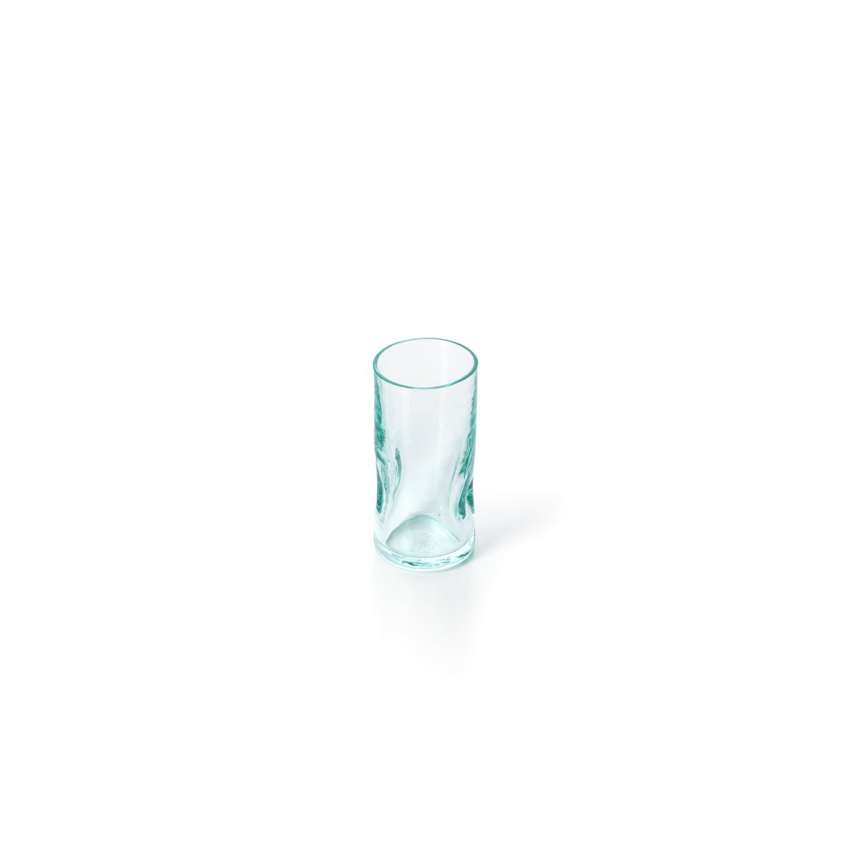 Recycled Glass Shot Glass – Sustainable Drinkware with Finger Imprints