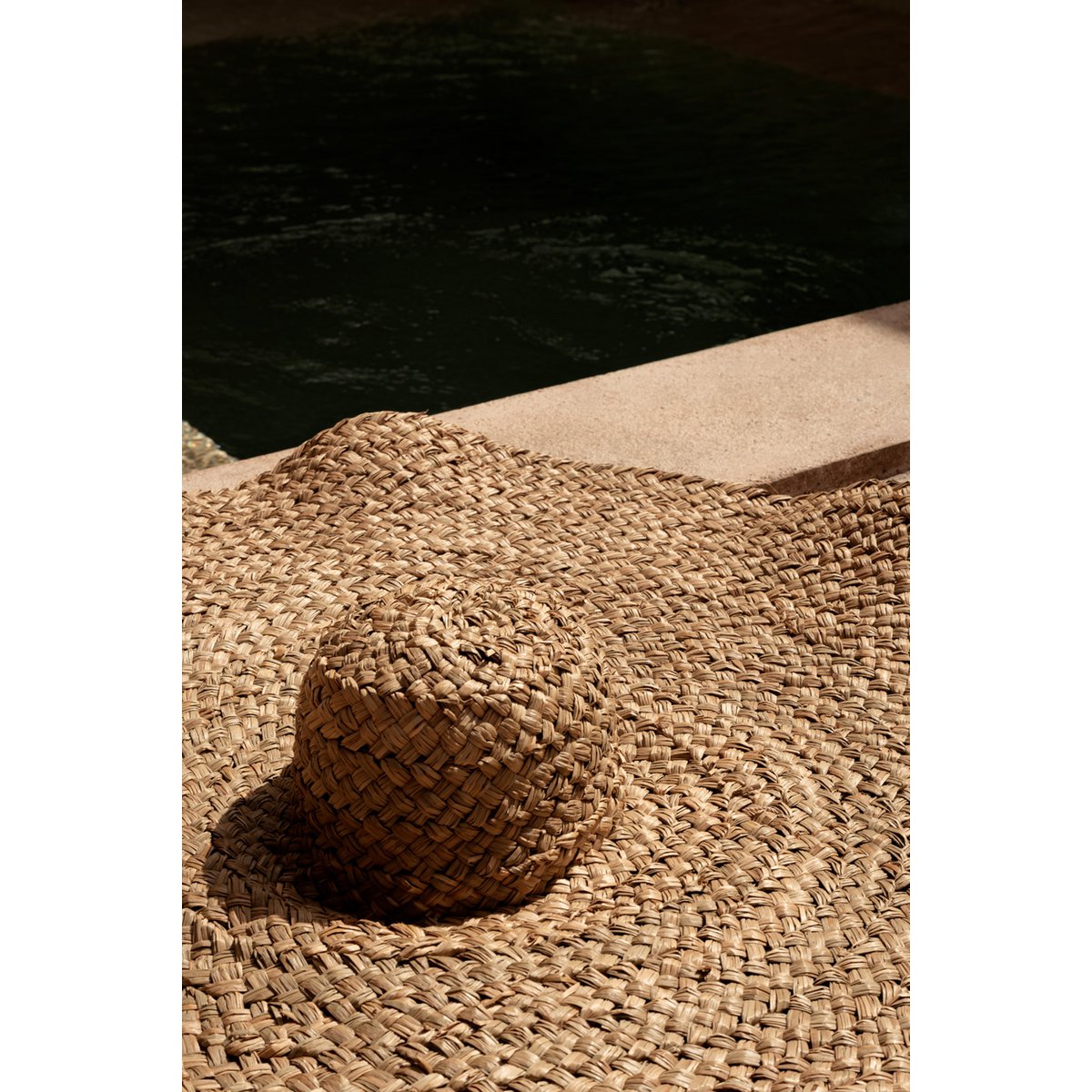 Water Hyacinth Sun Hat - Handmade Lolita Style, Natural Fiber