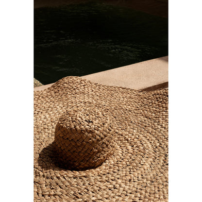 Water Hyacinth Sun Hat - Handmade Lolita Style, Natural Fiber