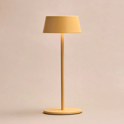 Amber Yellow Table Lamp – Cordless Dimmable LED Light