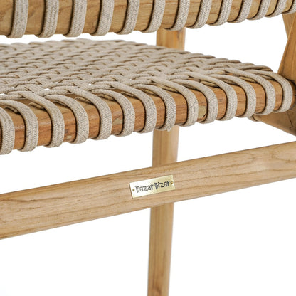 Reclaimed Teak Dining Chair – Rustic Modern Trikeri Design