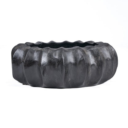 Mango Wood Decorative Bowl - Black Kuro Kabocha