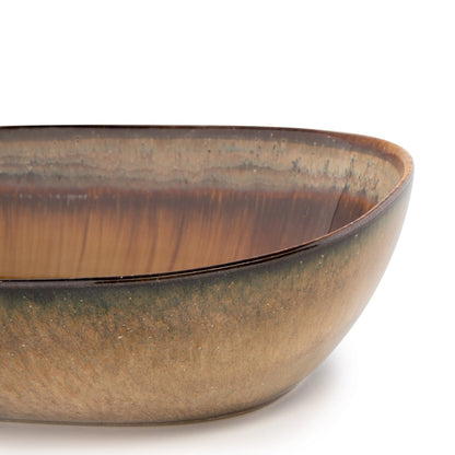 Handmade Ceramic Oval Bowl - Large | Comporta Collection