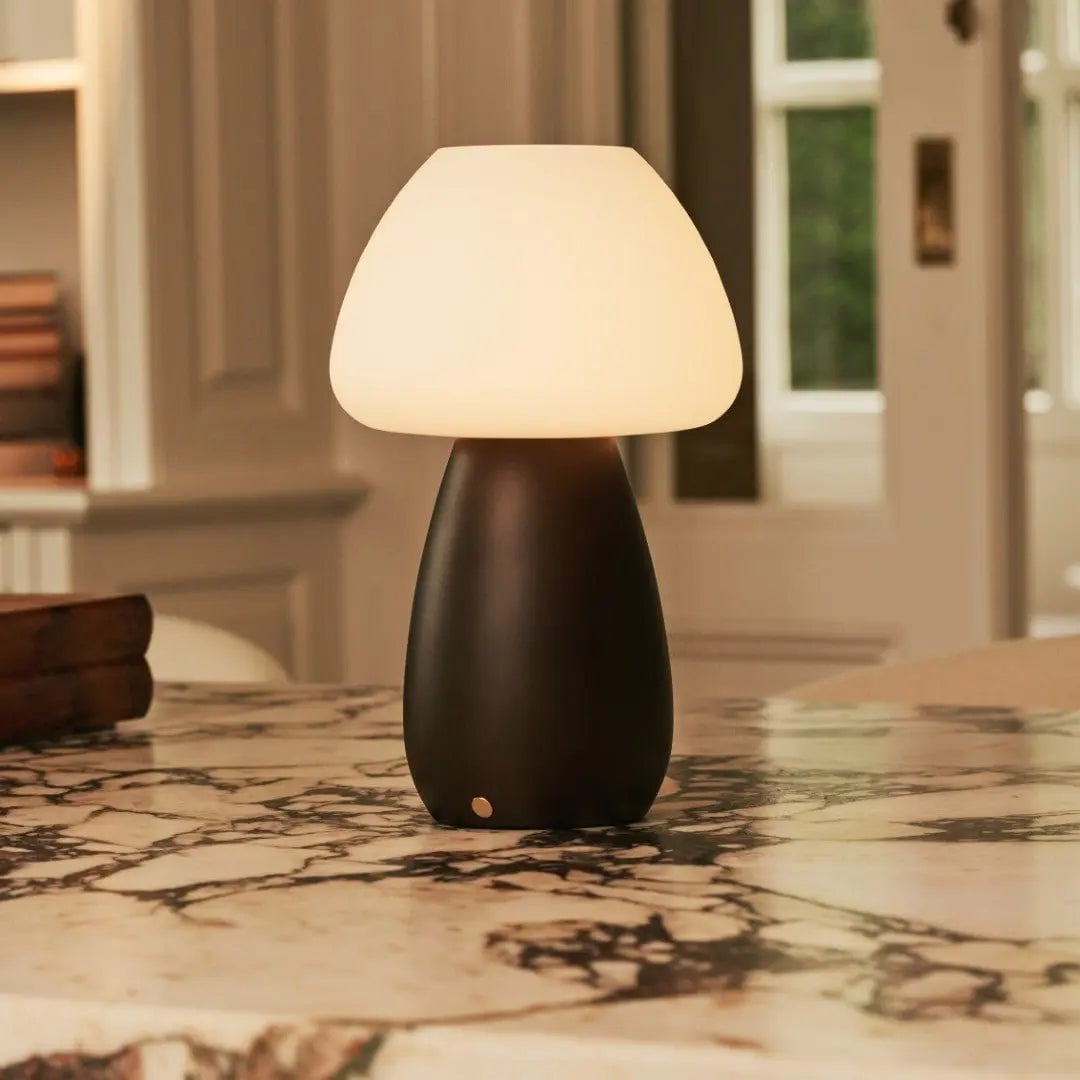 Bear Dark Brown Rechargeable Lamp | Cordless, Dimmable & Up to 100 Hours of Battery Life