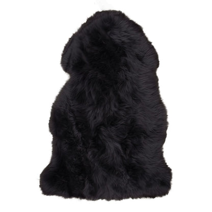 Lambskin - Real Lambskin, Black - 50x85 cm