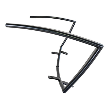 Monaco Armrest - Armrest in metal for Monaco dining table chair, black - Set of 2