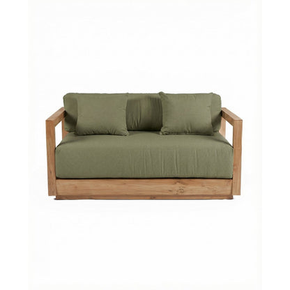 Das Umalas Zweisitzer-Sofa – Outdoor – Grüne Alge