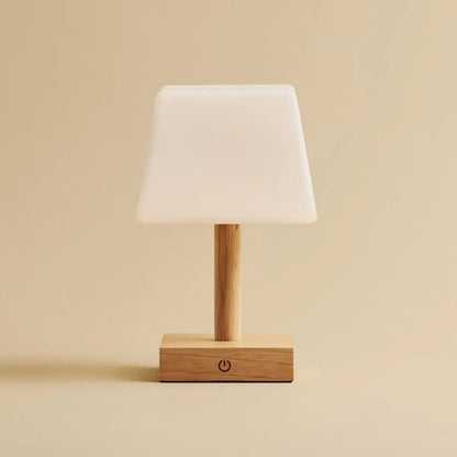 Tommy Light Brown Wooden Table Lamp | 3 Light Modes, Elegant & Sustainable