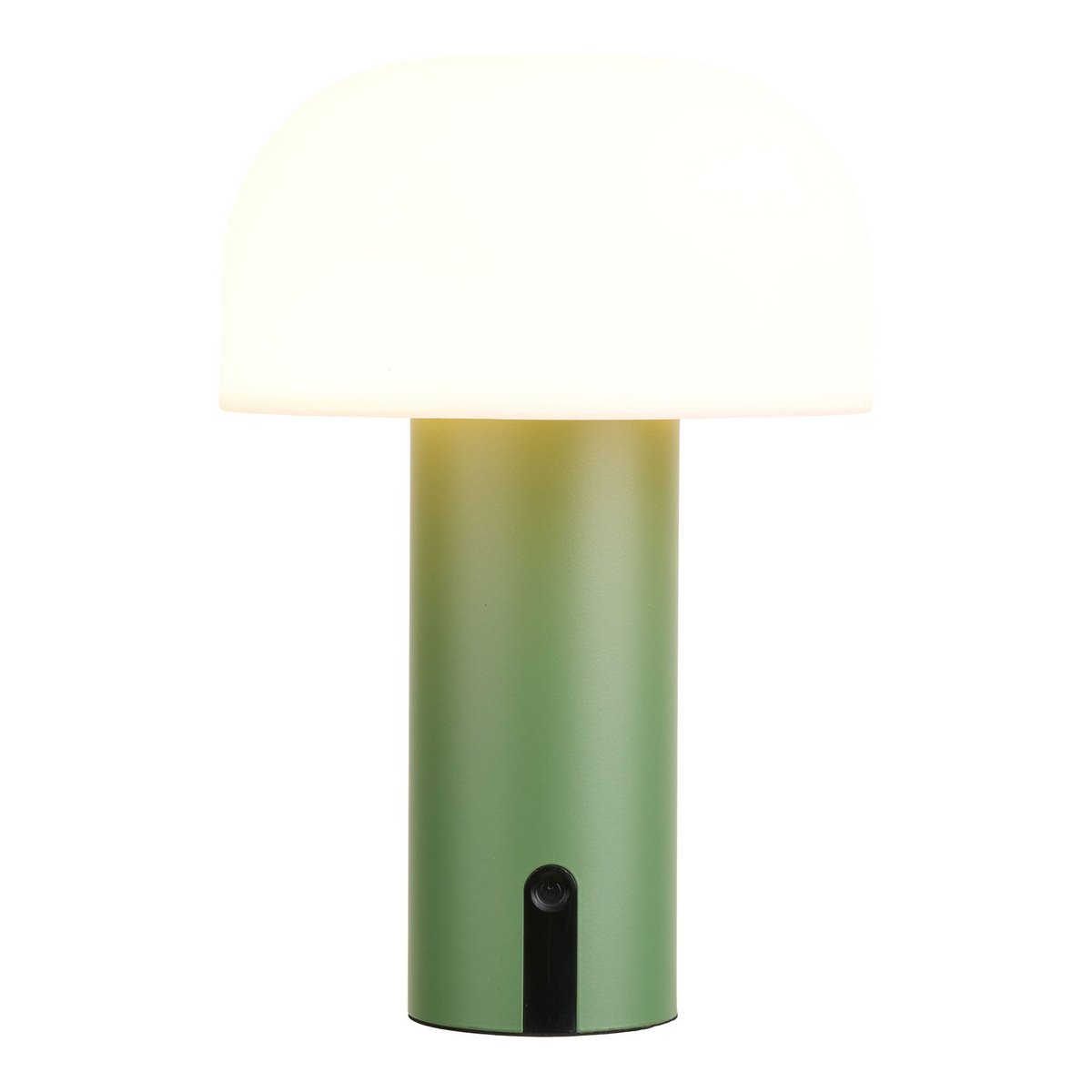 LED Table Lamp – Rechargeable White & Green Accent Light