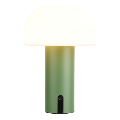 LED Table Lamp – Rechargeable White & Green Accent Light