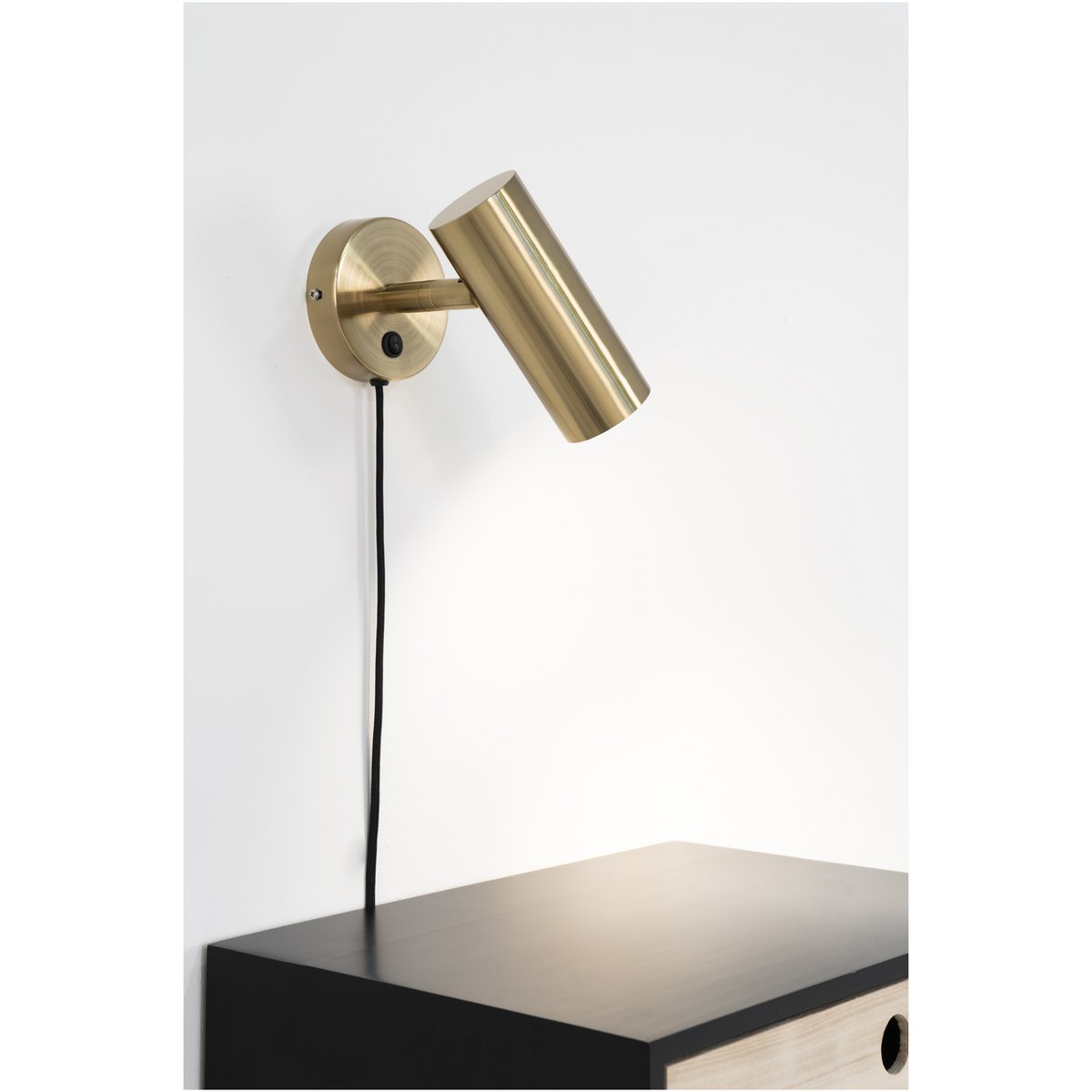 Paris Wall Lamp - Brass, Steel, 15x10x22 cm