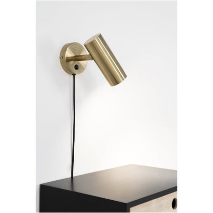 Paris Wall Lamp - Brass, Steel, 15x10x22 cm