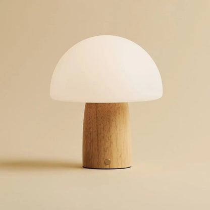 Cordless Table Lamp - Light Brown Dimmable Accent Lamp