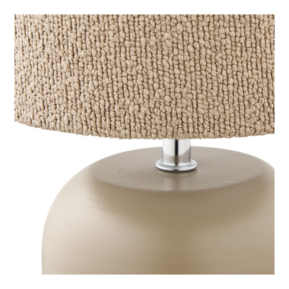 Morlet Table lamp, metal, grey