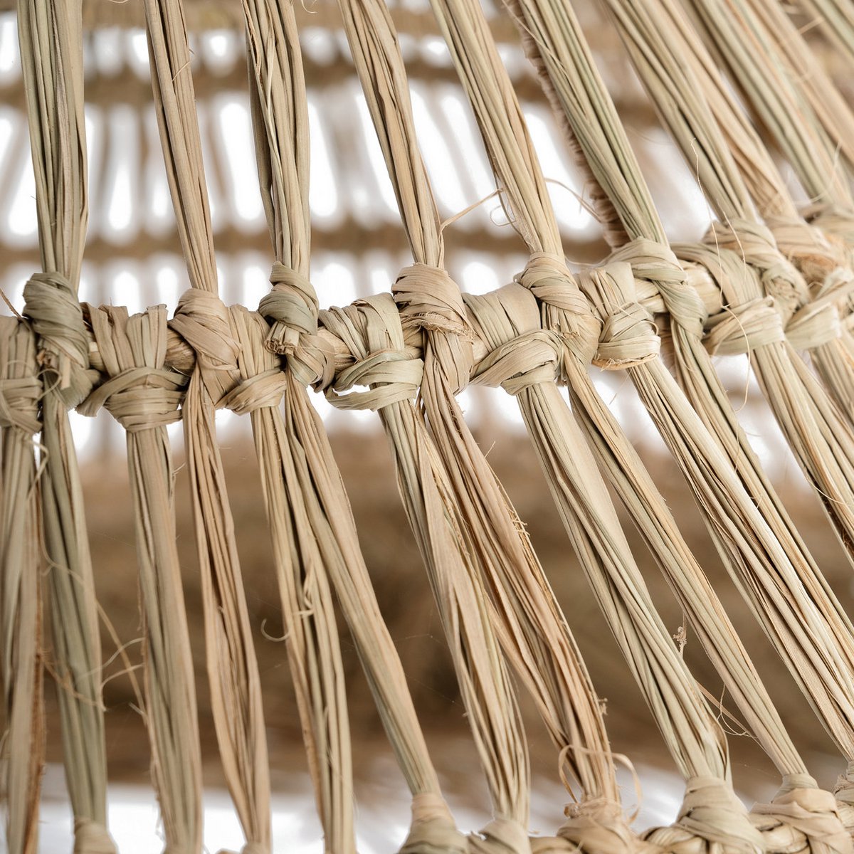 Natural Grass Pendant Light - XL Summer Vibes Sunhat Design
