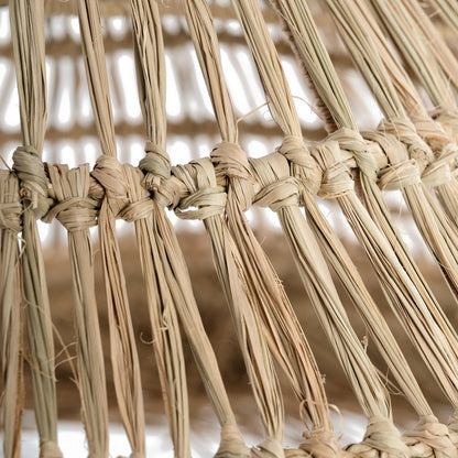 Natural Grass Pendant Light - XL Summer Vibes Sunhat Design