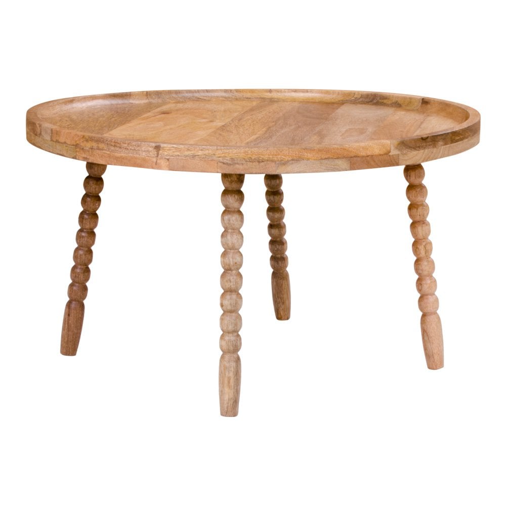 Jammu Coffee Table - Mangowood, Natural - Ø60x35 cm