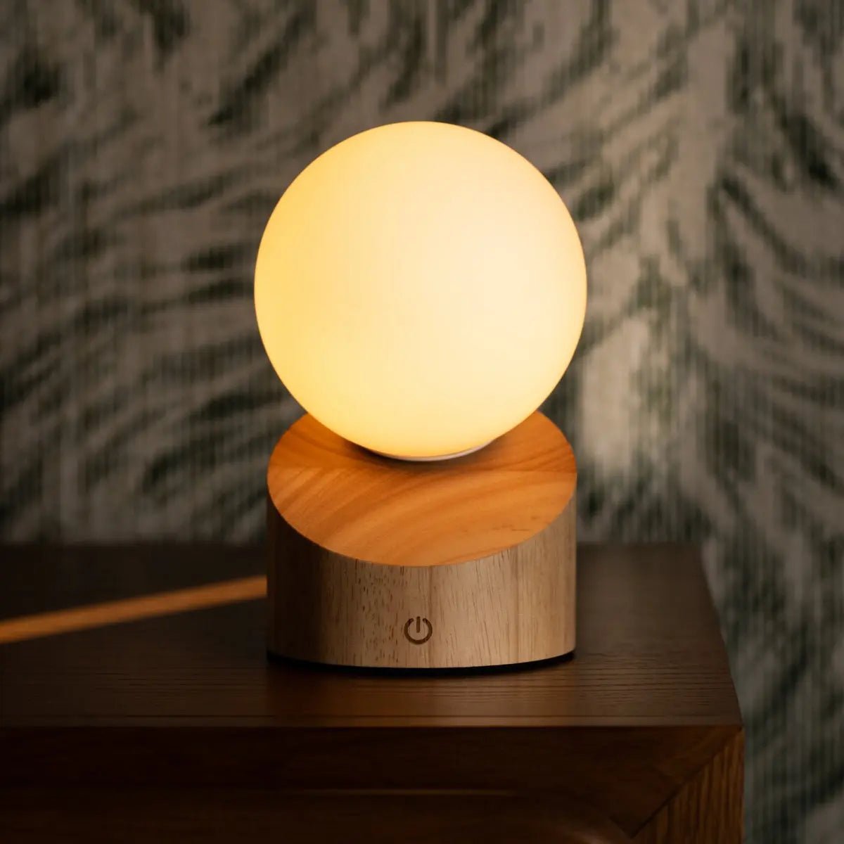 Morris Light Brown Rechargeable Lamp | Stylish, Cordless & Sustainable Design