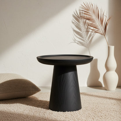 Teak Side Table - Nero Dusk Sustainable Modern Accent Table