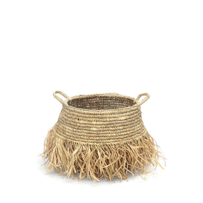 Cestas de Rafia Deluxe - Natural - Mediana