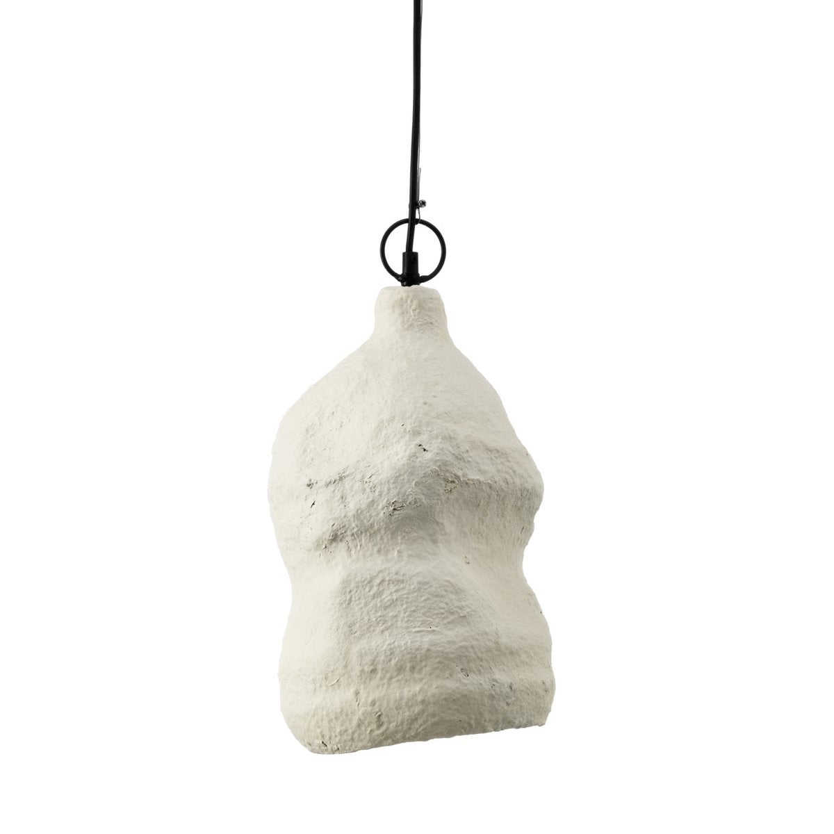 Papier-Mâché Pendant Light - Small White Moloko Bazar Bizar
