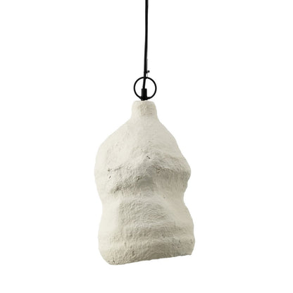 Papier-Mâché Pendant Light - Small White Moloko Bazar Bizar