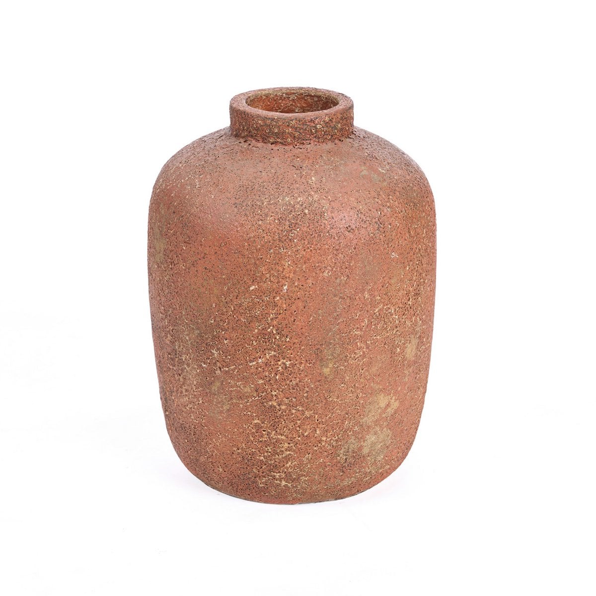 Terracotta Clay Vase - Large Decorative Sculpture