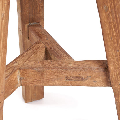 Teak Outdoor Bar Stool – Reclaimed Wood, Weather-Resistant