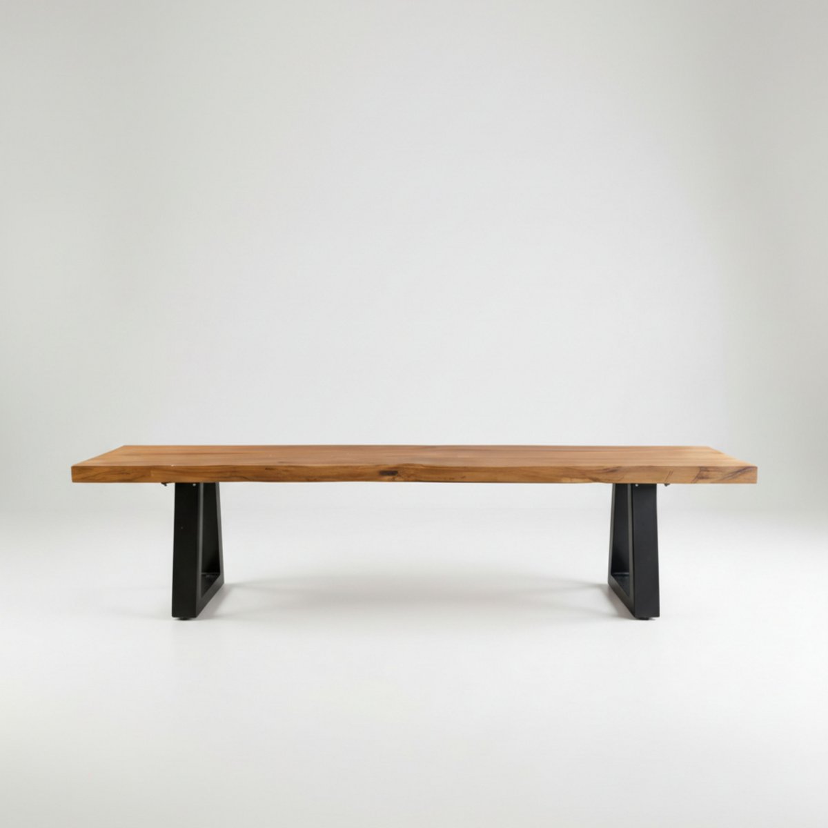 The Bench With Iron Legs - Natural - 280