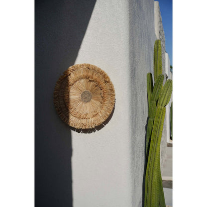 Natural Sisal Wall Decor - Handwoven Fiber Art for Home