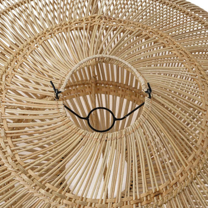 Rattan Pendant Light - Natural Macaron Style, Medium