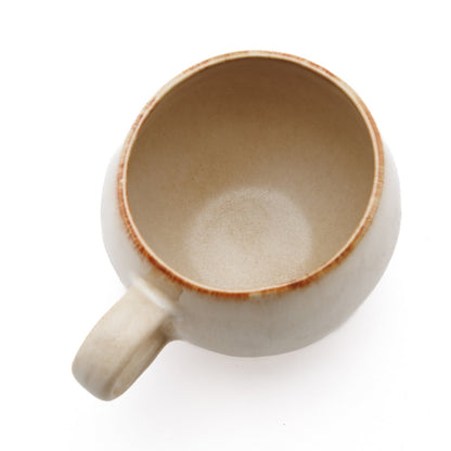 Large Ceramic Coffee Mug - Cascais Artisan Mug with Unique Glaze