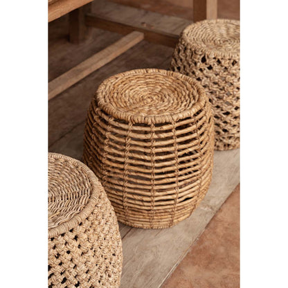 Banana Leaf Stool - Natural Fiber Accent for Calm Interiors