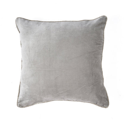 The Velvet Crush Cushion Cover - Grey - 50x50