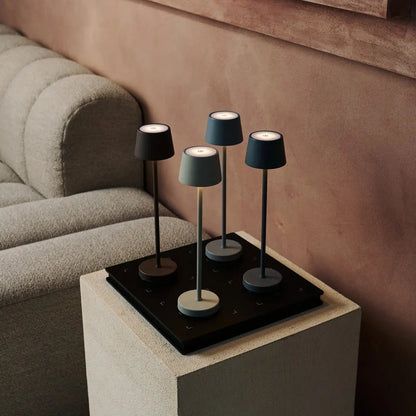 Vondel Mini Mocha Brown Cordless Lamp | Dimmable & Perfect for Hospitality Industry